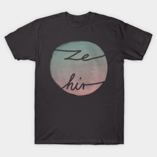 Ze Pronoun Pride T-Shirt